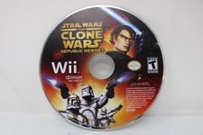 Star Wars: The Clone Wars - Republic Heroes (Nintendo Wii, 2009) Disc Only