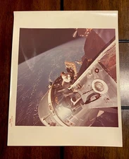 Official March 1969 NASA Red Number Apollo IX Kodak Paper Photo -David Scott EVA