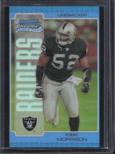 2005 BOWMAN CHROME KIRK MORRISON REFRACTOR ROOKIE CARD RC #141 ~ /250 UNIQUE. rookie card picture