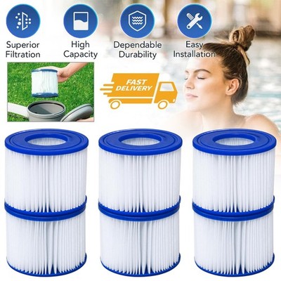 6 Stk Für Best.way Ersatz Filter Filterkartusche Wasserfilter Filterpatrone