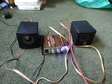 Lepai LP-2020A Hi-Fi Audio Mini Amplifier W/2 Pyle Pcb3bk Spks