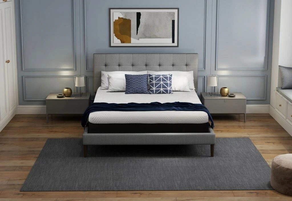 8 Inch Luxury Plush Gel Infused Memory Foam and HD Support Foam Smooth Top Mattr