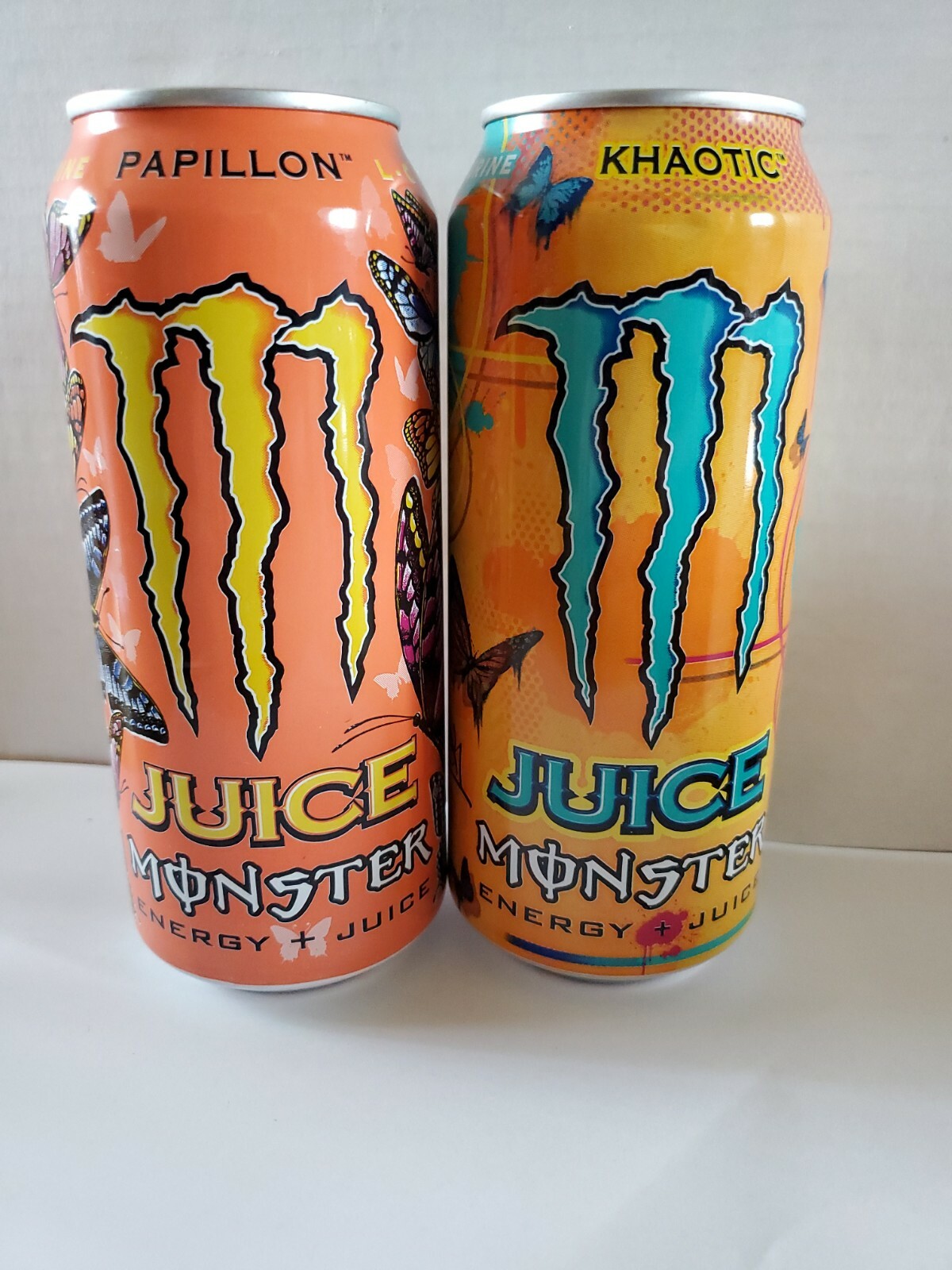 2020 NEW JUICE Monster Energy Papillon & Khaotic (2) 16 oz Full Cans eBay