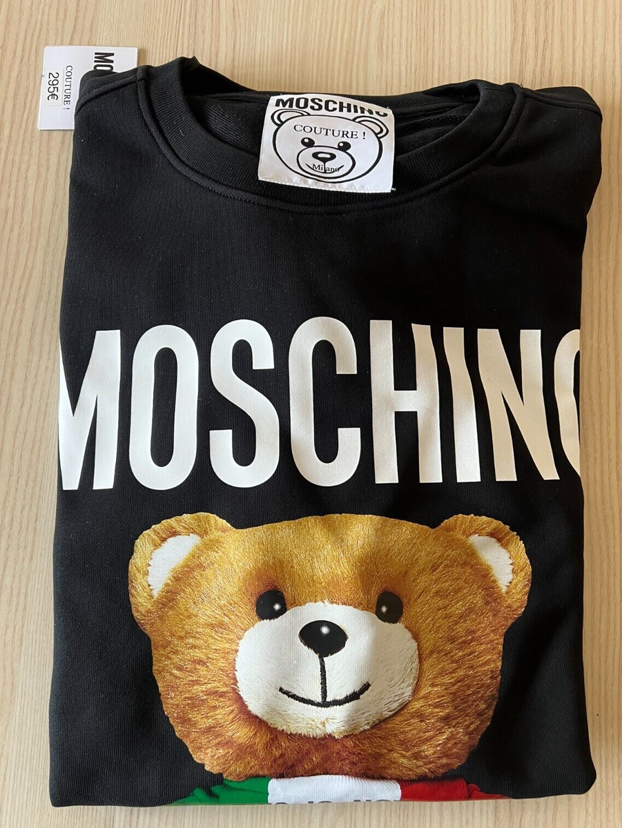 Sweat Pull&Bear Noir Avec Ours Imprimé – Taille L – Homme – Occasion En Très Bon état