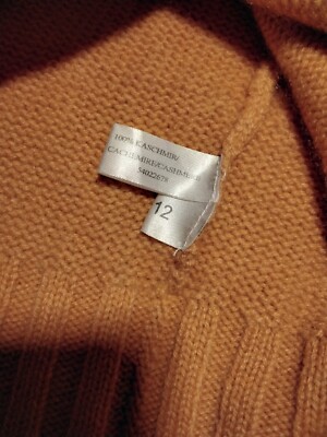 Rollkragenpullover 100% Kaschmir Maße siehe Fotos Apricot Peter Hahn