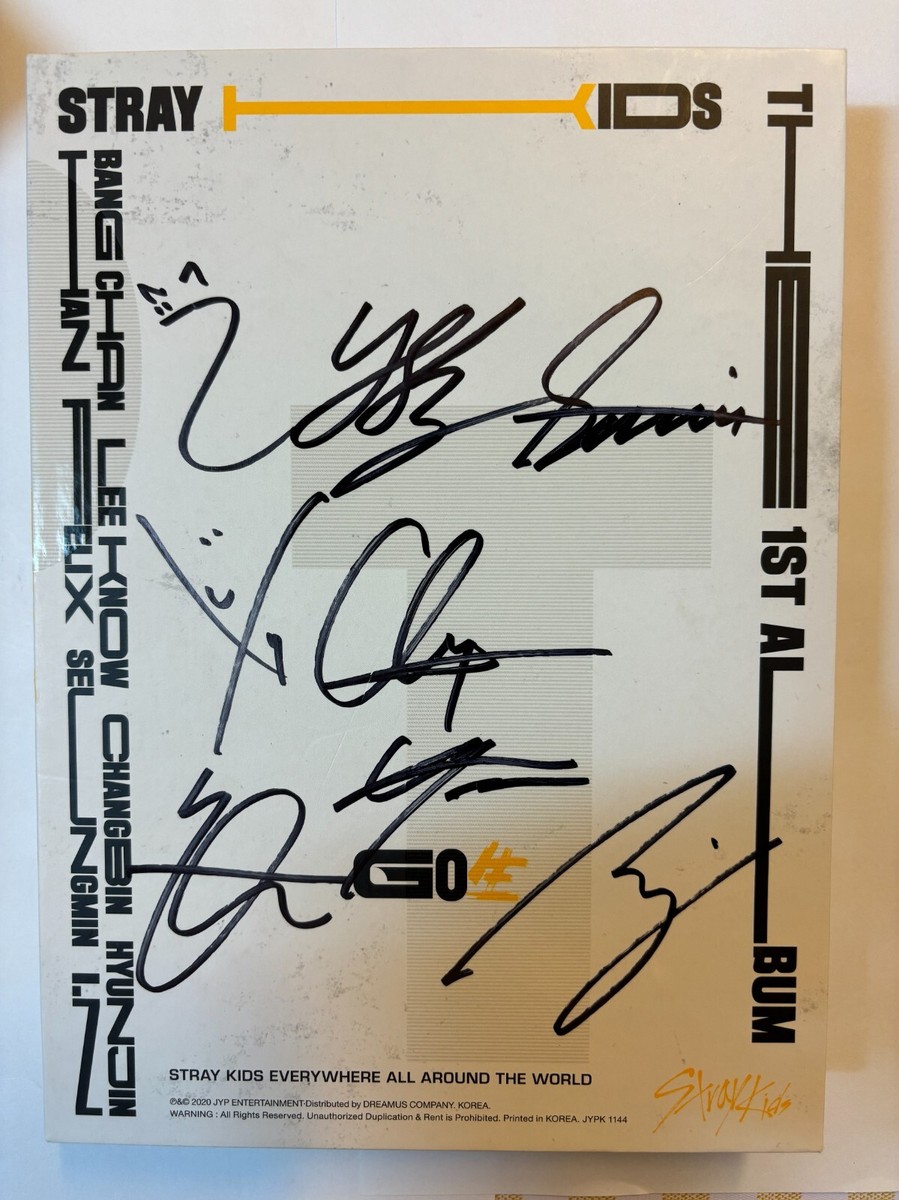 Stray Kidsサイン入りアルバム Go生 STRAY KIDS [GO LIFE] Autographed Signed Promo Album