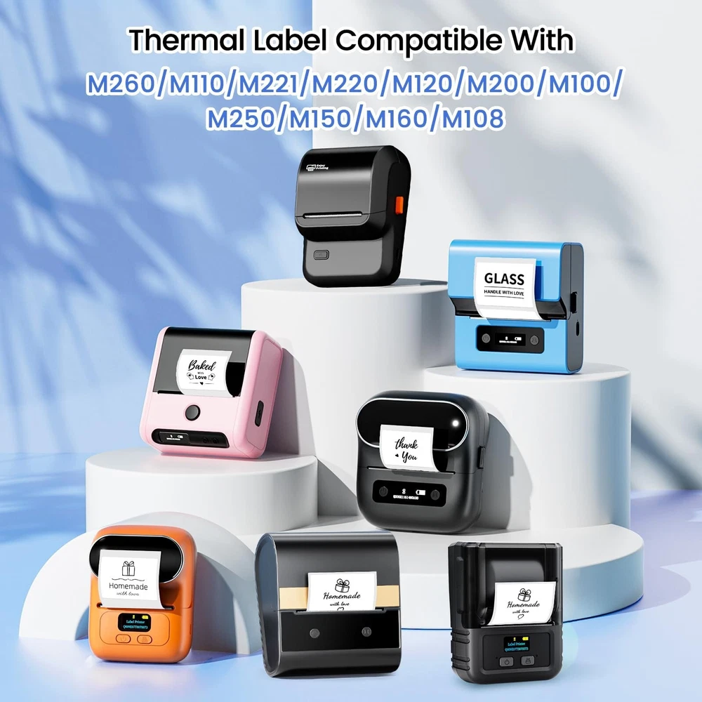 Circle Label Maker Compatible with M100 M110 M120 M150 M220 M260 Models