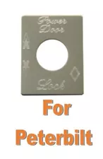 Toggle Switch Plate (Peterbilt) Power Door Lock