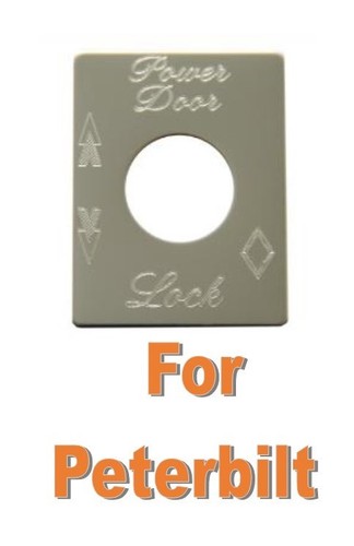 Toggle-Switch-Plate-Peterbilt-Power-Door-Lock
