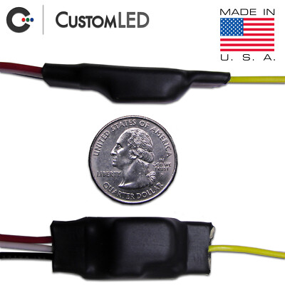 Blinker Genie - for MOTORCYCLES. Converts 2-wire LED to 3-wire = Run and Turn!