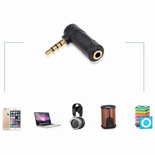 B91 3.5mm Audio Prolongement 4 Pôles 90° Winkelstecker pour Autoradio, Casque - Photo 4 sur 11