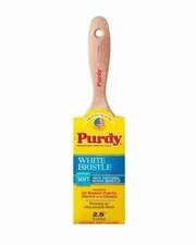 PURDY 2.5" SPRIG WHITE BRISTLE PAINT BRUSH. OIL BASED PAINTS,STAINS,CLEARS. NEW.