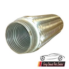 55mm x 200mm Exhaust Flex Tube Joint Flexi Pipe Repair Flexipipe