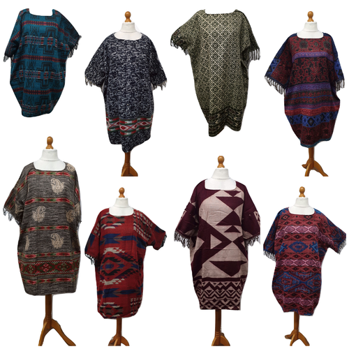 Warm Cashmilon Kaftan Tunic Dress 