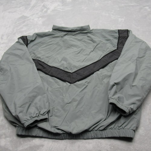 Army IPFU Jacket Mens Large Green Full Zip Pockets Raglan Sleeve Windbreaker - Picture 3 of 11