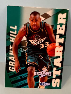 GRANT HILL 1997-98 FLEER ULTRA ULTRABILITIES STARTER #10 DETROIT