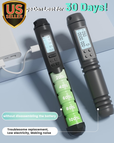 Cordless Jump Rope with Counter for Fitness - Adjustable Smart Skipping Rope ... - Picture 9 of 12