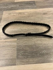 Narrow Studded Black BELT Women's Size MEDIUM