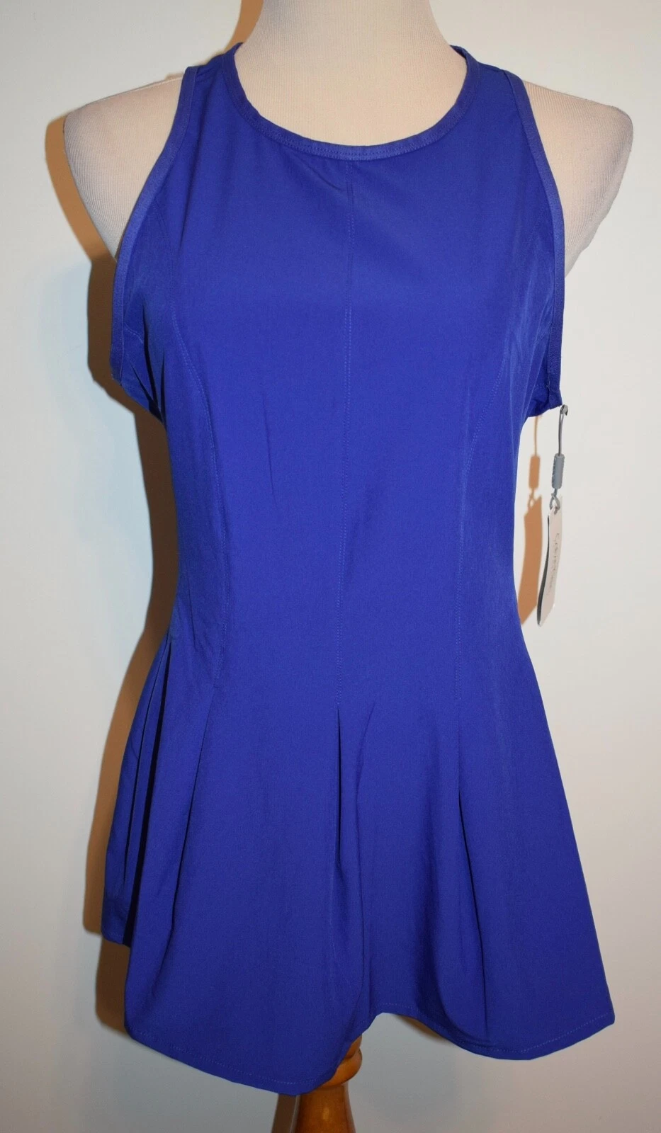 New Calvin Klein Performance Tank Top Purple Quick Dry Sleeveless Shirt Small