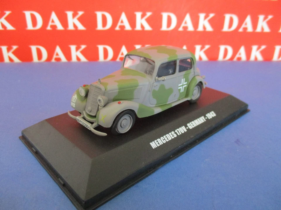 Die cast 1/43 Modellino Auto Mercedes 170V Wehrmacht Germany 1943 - Immagine 2 di 4