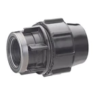Plasson POLY COMPRESSION METRIC END CONNECTOR Female- 32mmx1.1/4" Or 40mmx1.1/4"