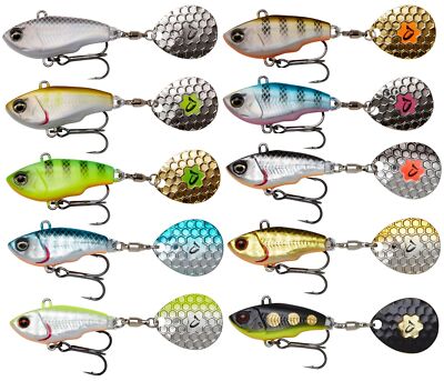 Savage Gear Fat Tail Spin sinkend - Jig Spinner, Kunstköder, Raubfischköder