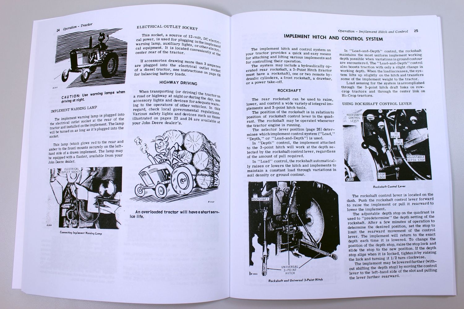 John Deere 3020 Tractor Row Standard Hi Owners Operators Manual SN up to 67  999 | eBay