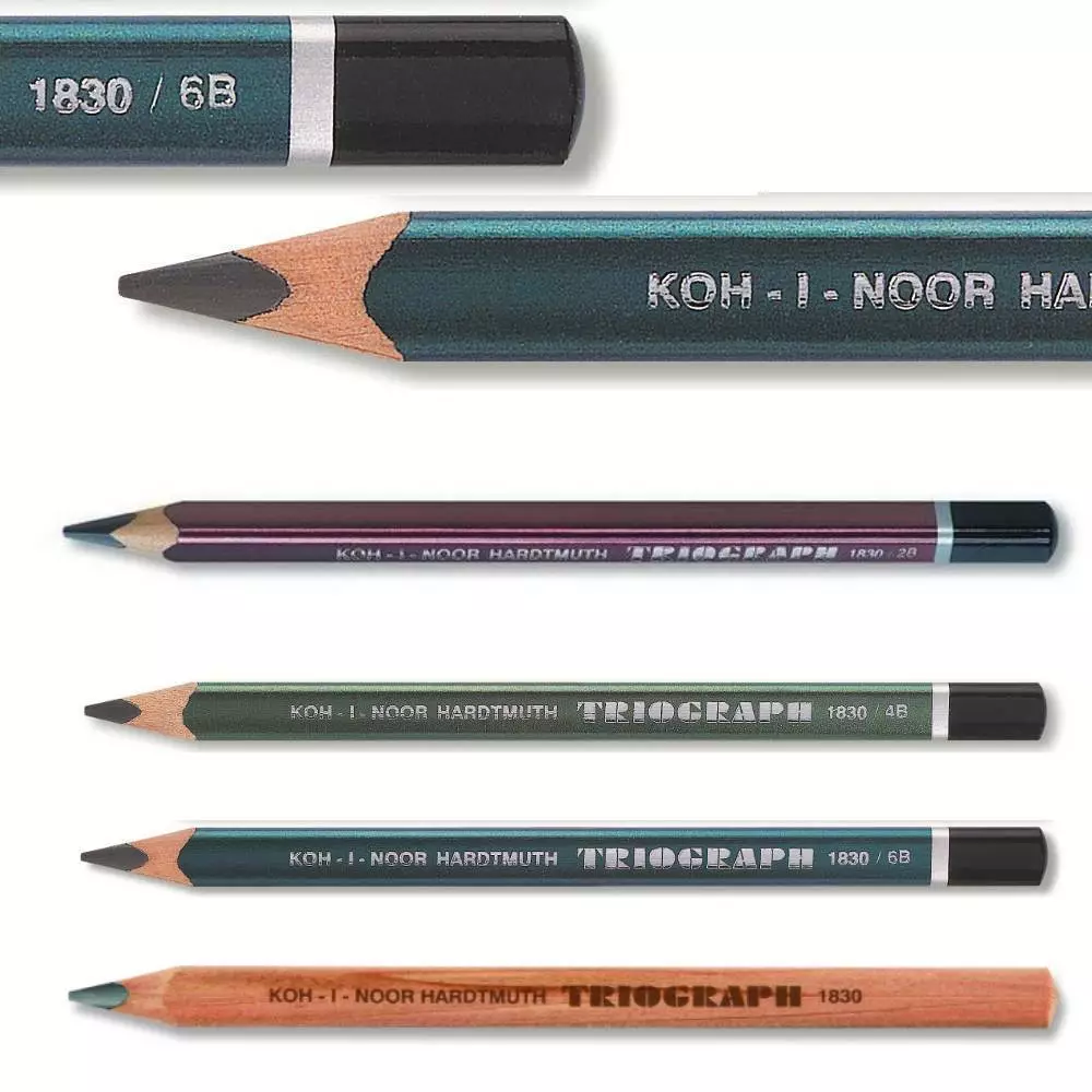 Join the Dark Side: Grades of Pencil Graphite from HB to 4B — The