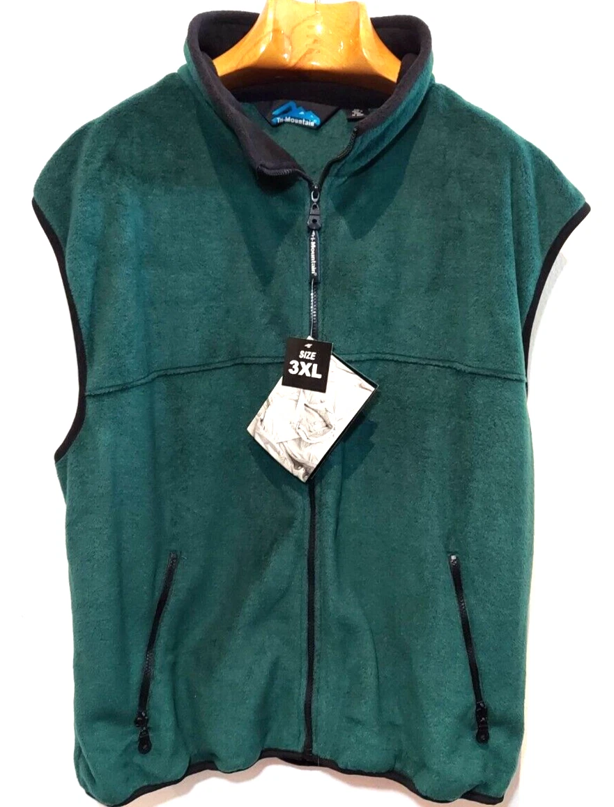 Tri mountain fleece clearance vest