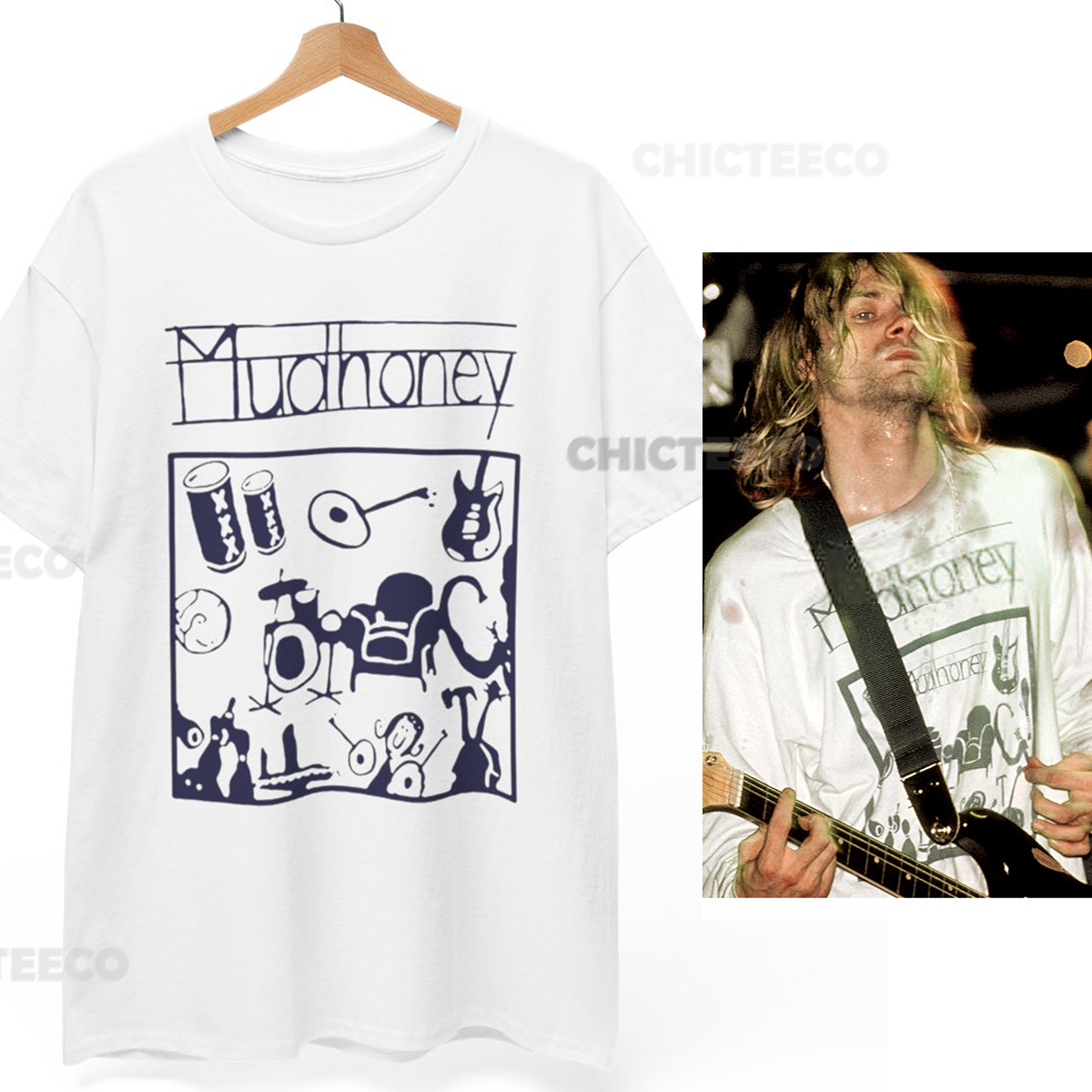 Mudhoney Shirt Kurt Cobain Nirvana Grunge Superfuzz Seattle Unisex Tee