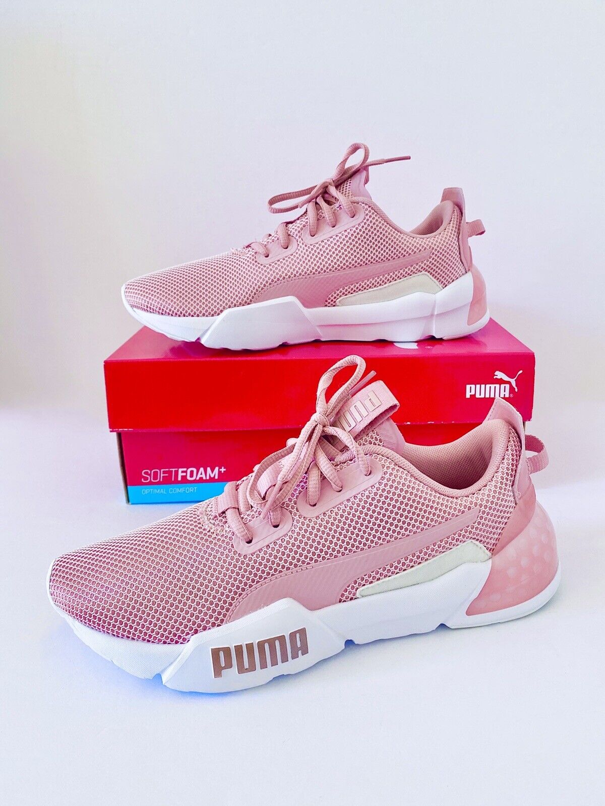 sitio dañar Muslo Puma Women's Cell Phase Gym Performance Trainers Running Shoes Sneakers  Pink Sz8 | eBay