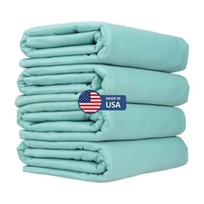 4 REUSABLE WASHABLE UNDERPADS BED PADS 34x36 HOSPITAL GRADE INCONTINENCE GREEN