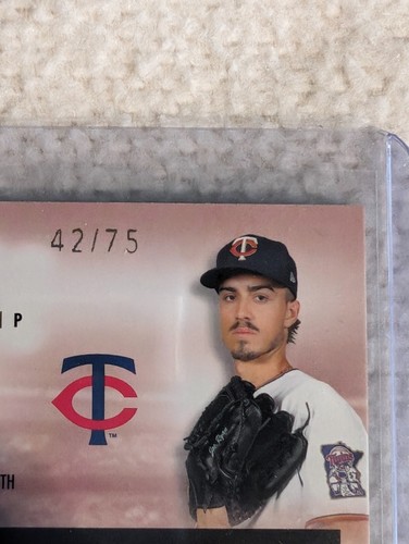 2023 Stadium Club Joe Ryan Purple Foil /75 Minnesota Twins SP - Picture 3 of 3