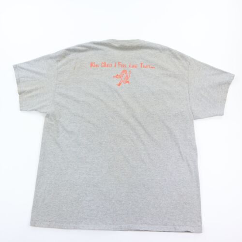 T-shirt vintage George Clinton uomo 2XL cane atomico grigio "perché devo sentire" rara - Foto 2 di 10