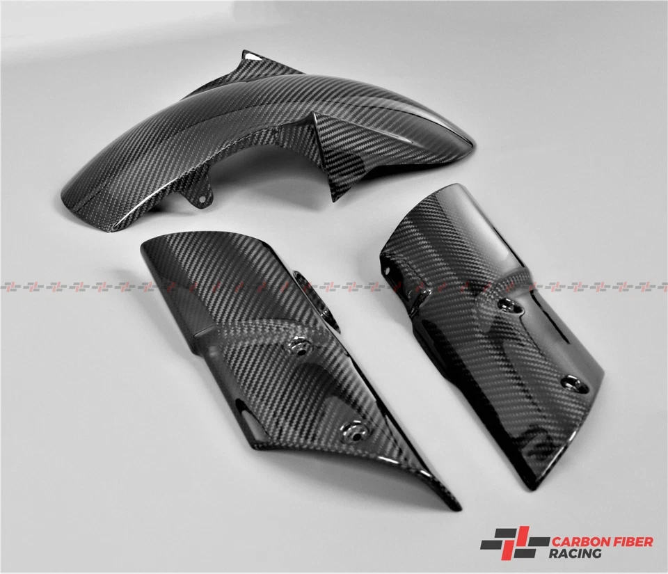 2010-2013 Kawasaki Z1000 Front Fender - 100% Carbon Fiber - Image 2 of 4