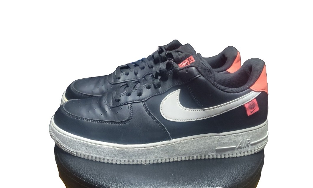Nike Air Force '07 Low Worldwide Pack Black Flash Crimson 2020 Men Size 13
