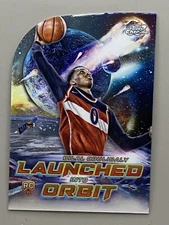 Bilal Coulibaly RC 2023-24 Topps Cosmic Chrome Launched into Orbit Die-Cut I2705