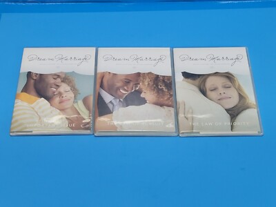 Dream Marriage lot of 3 cd/dvd sets. The Law Of Priority and more.