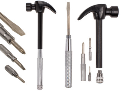 Multitool 6 in 1 Hammer, Schraubenzieher Werkzeug Schrauben Heimwerker Basteln