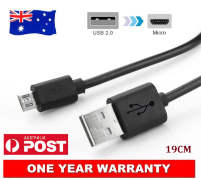 Short Micro USB Adapter Cord Charger Cable For HTC One X10 X9 A9 M9 M8s M8 M7 AU