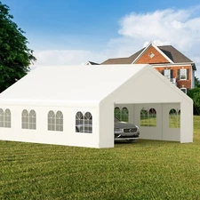 20'X26' Canopy Carport Party Wedding Tent Heavy Duty Gazebo Pavilion Outdoor