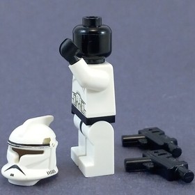 LEGO Star Wars Clone Trooper Minifigure Phase 1 Episode 2 Classic 4482 7163