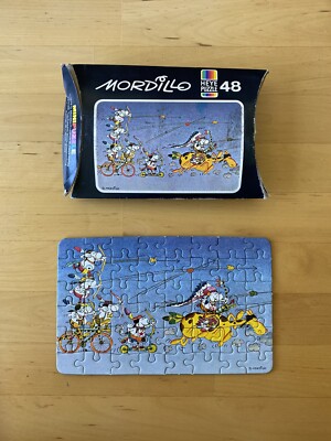 Mordillo Puzzle Indianer true Vintage von 1978, 48 Teile