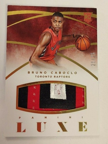 Camiseta deportiva BRUNO CABOCLO 2014-15 Panini Luxe PRIME parche RC! #25/25 1/1! Cohetes #78 - Imagen 3 de 4