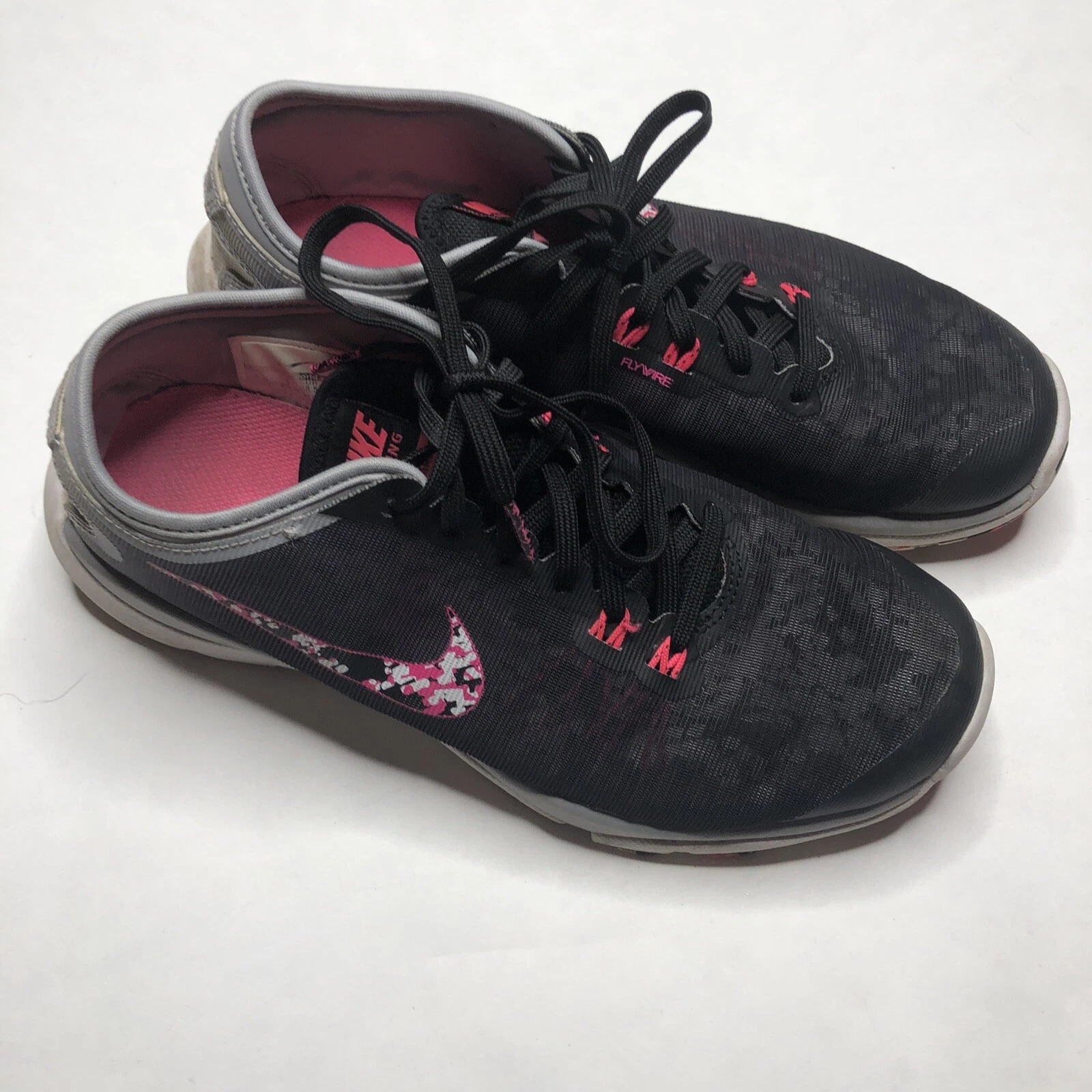 Nike Flex Supreme TR4 Noir Flywire Training Running 819027 001 Femme Taille 7,5