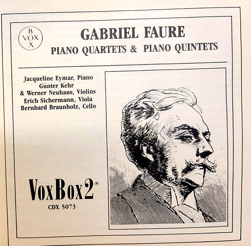 Faure Piano Quartets & Quintets - ( 2 CD Set - VoxBox 2