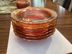 VTG Federal Normandie Bouquet & Lattice Marigold Carnival  Cereal/Soup BowlSET 6