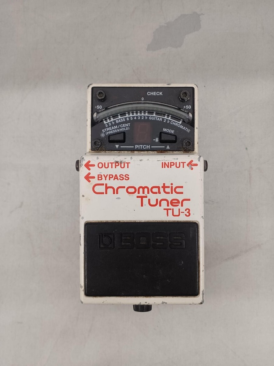 ギター TU-3 (Chromatic Tuner) Amazon.com: Boss TU-3 Chromatic Tuner Pedal with Bypass