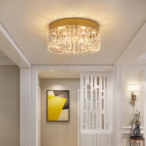 LED Ceiling Light Gold Chandelier Living Room Bedroom Pendant Light 40cm 3-color - Picture 6 of 15