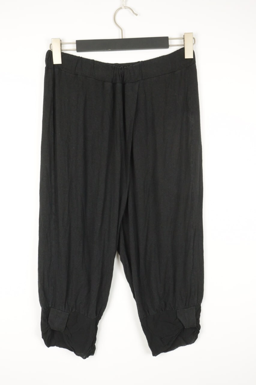 TRANSIT PAR-SUCH Black Wide-Leg Harem Pants Size 4 W28 Relaxed Fit